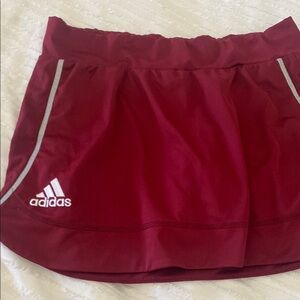 Adidas Red Athletic Skirt